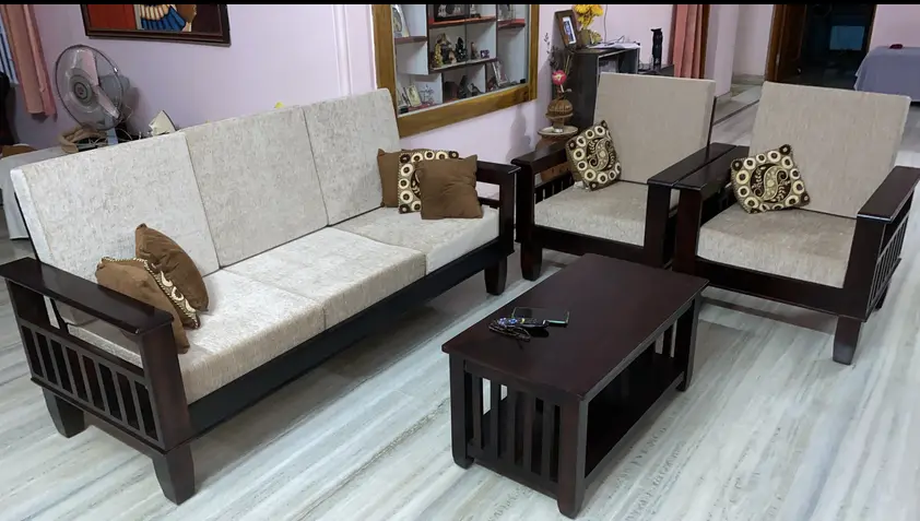 wooden sofa sets 