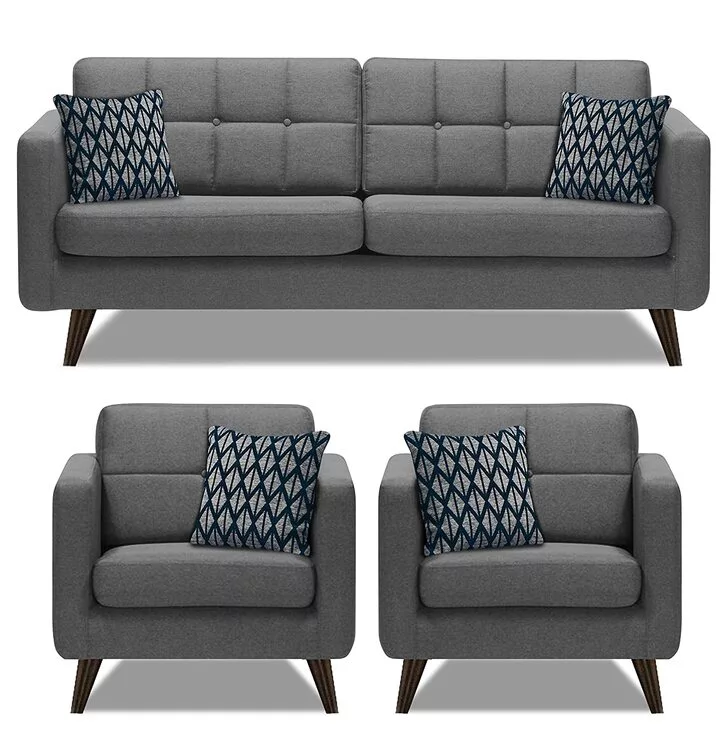  5 Seater Fabric Sofa Set